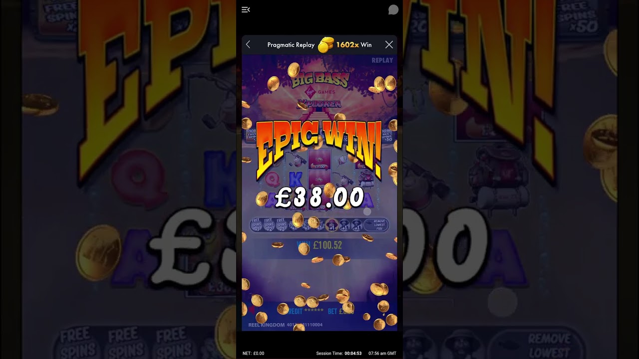 BIG BASS EXPLORER-Virgin Games 20p spins