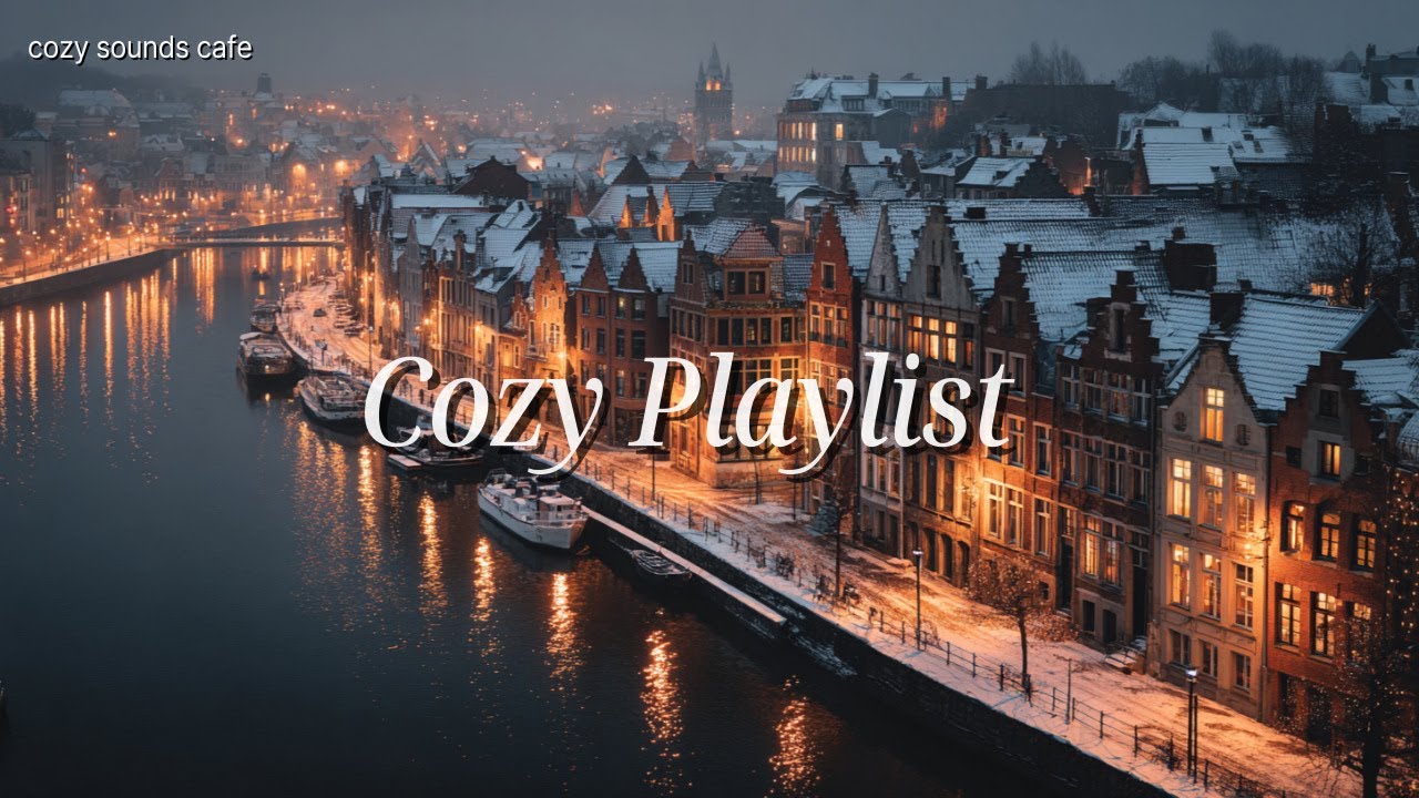 [Playlist] 🎧 하루 종일 틀어 놓게 되는 카페 감성 Cafe Playlist ❄️🌙 | Cozy Pop for Study, Work & Calm Focus