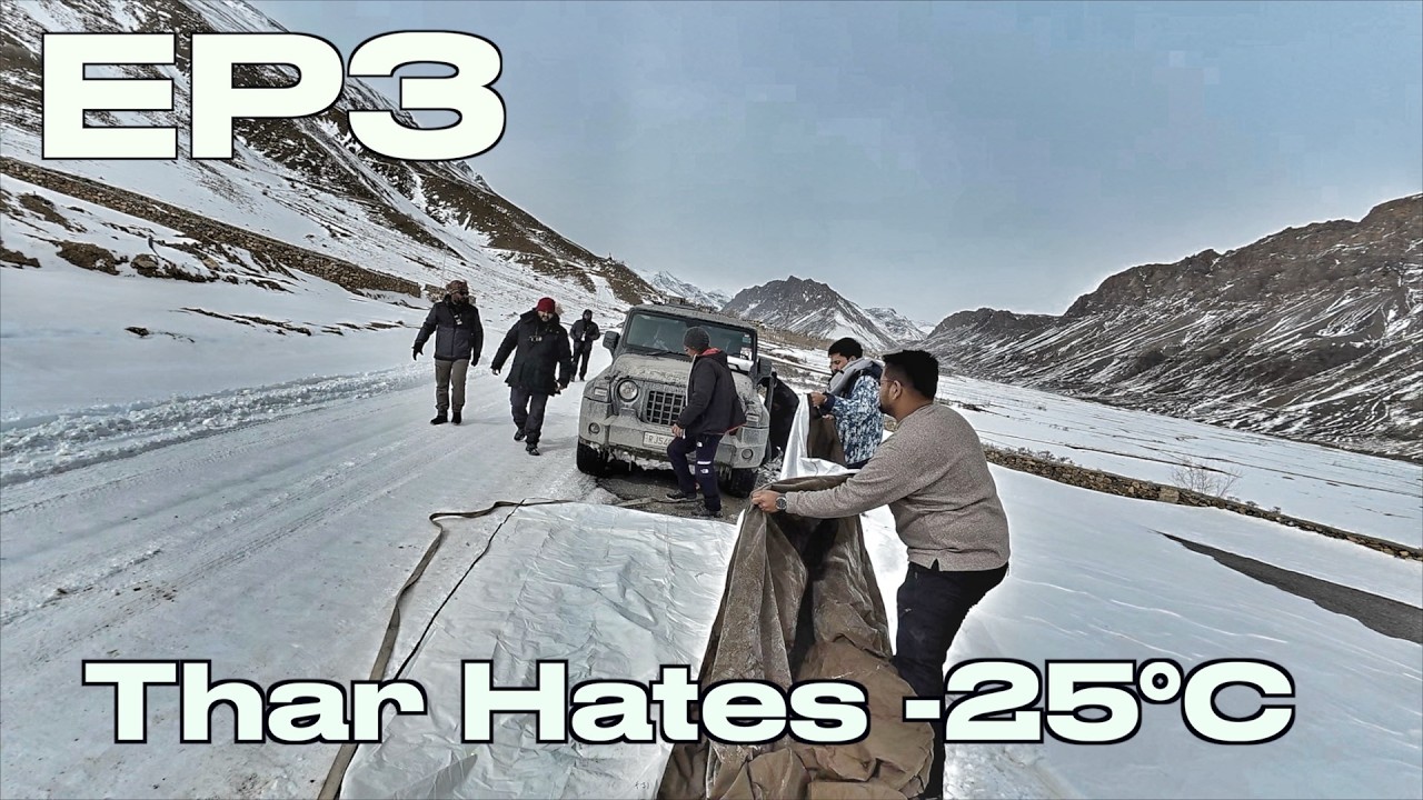 Diesel Thar in -25°C | One Mistake & It’s Dead | Winter Spiti 2026 EP3
