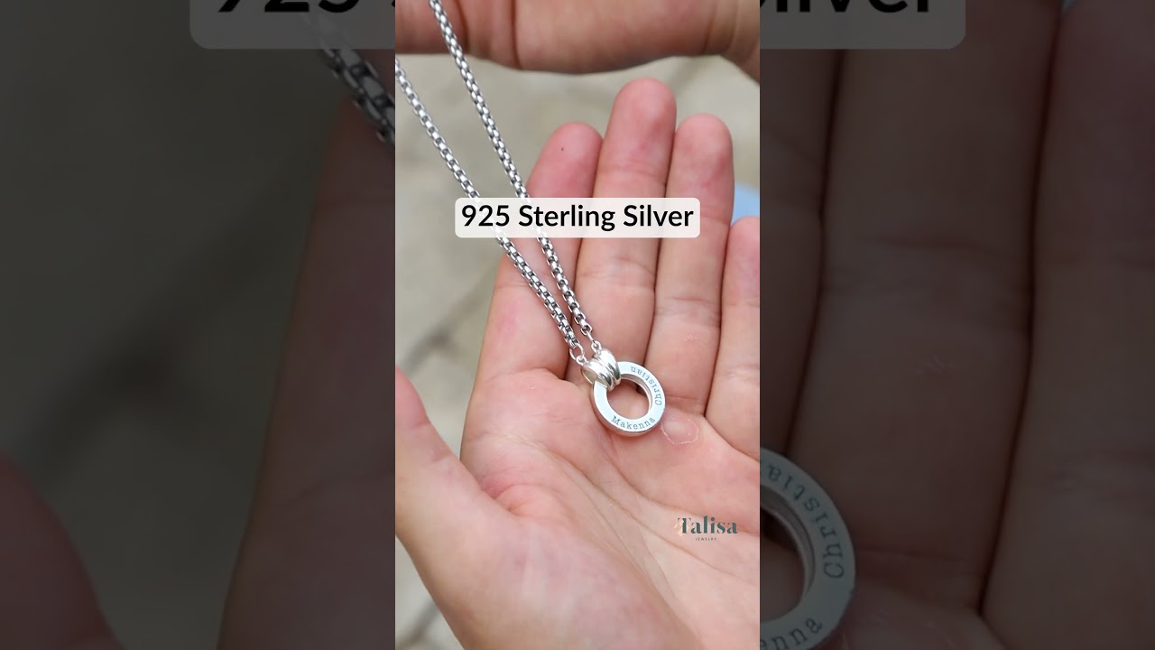 Personalized Necklaces for Men (0-3 names) 🎁