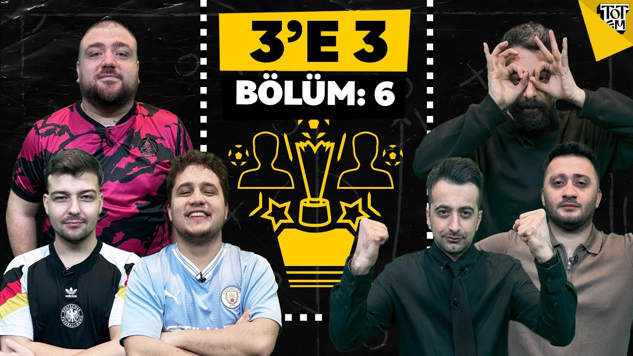 MAÇ İZLERKEN TOTEMİNİZ NE? | CİHAT AKBEL & @HTalksYoutube | 3'e 3 | YARIŞMA #6