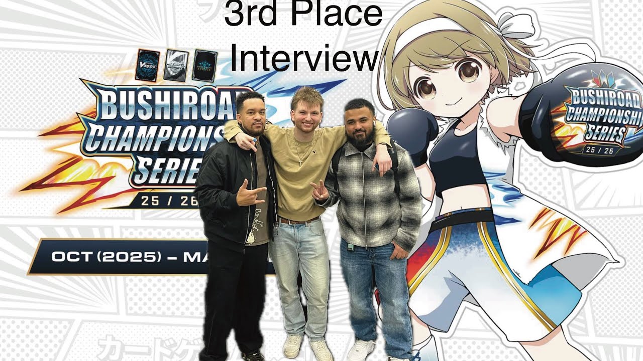 Bushiroad Championship Series Duluth, Georgia 3rd place Premium Interview! 