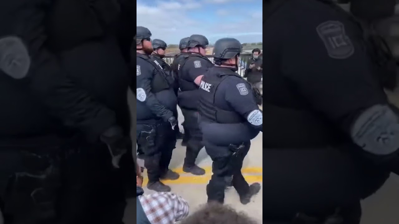 This Protest Was INSANE 😳 Police Line Shocks Everyone #shorts
