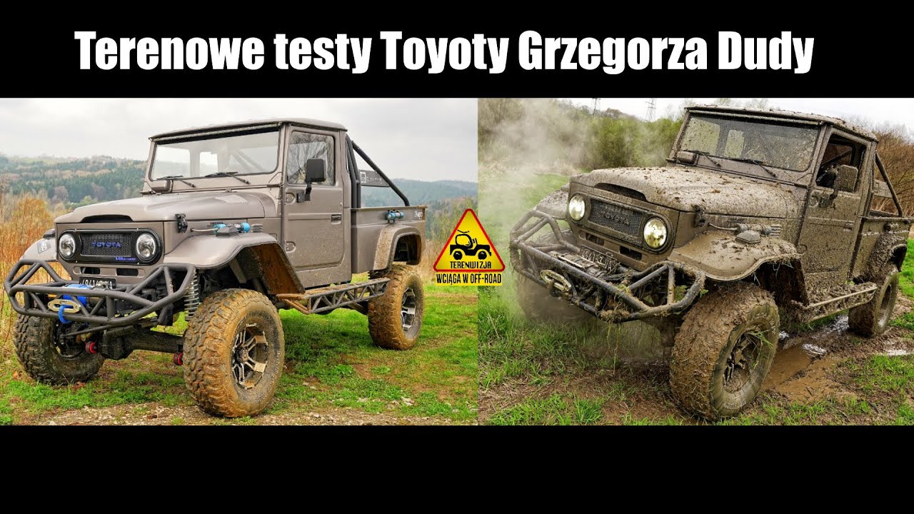 Terenowe testy Toyoty Grzegorza Dudy