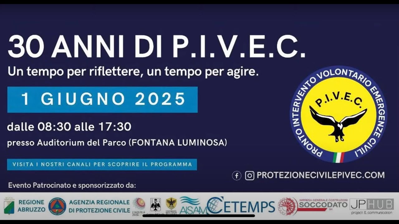La P I V E C  e i suoi 30 anni: 