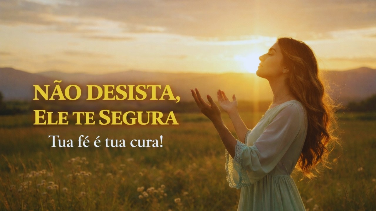 Não desista, Ele Te Segura | Louvor | Música Gospel | Adoração | Fortaleça sua fé em Deus