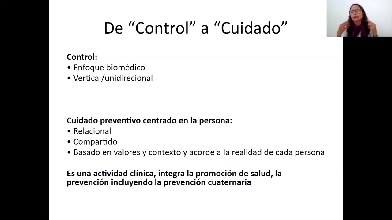 Cuidado de salud centrado en las personas    “Controles de salud”
