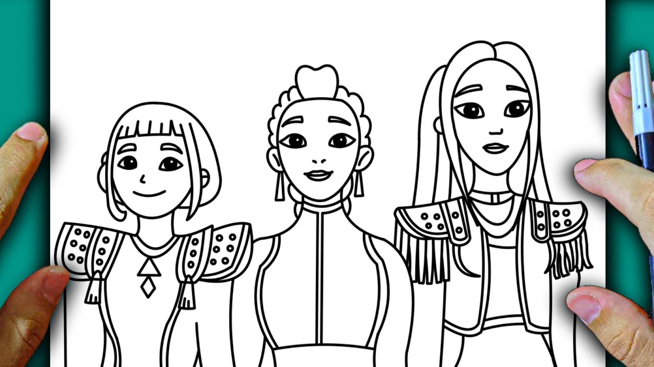 КАК РИСОВАТЬ K-POP ВОИНОВ
