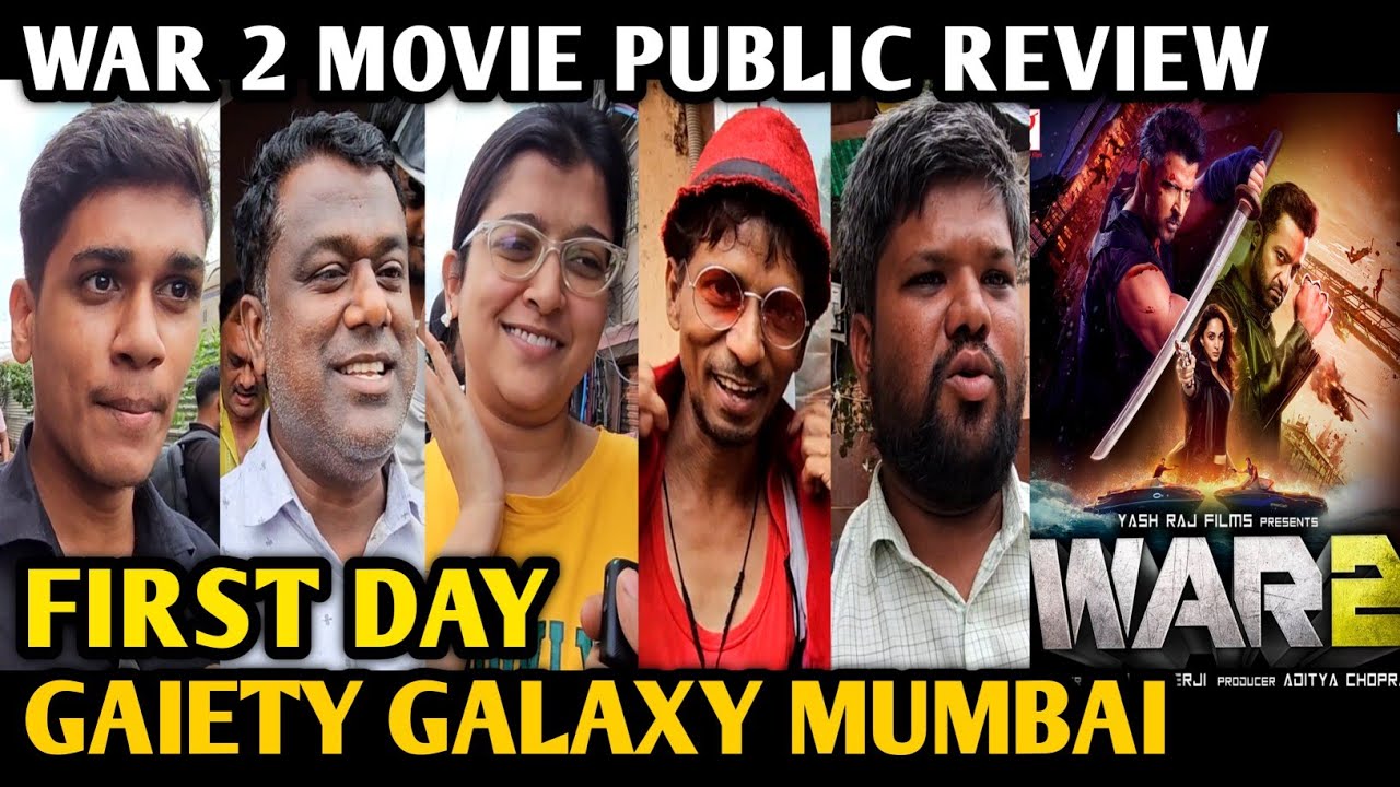 War 2 Movie Public Review | First Day | Gaiety Galaxy Mumbai | Hrithik Roshan | Jr NTR | Kiara A