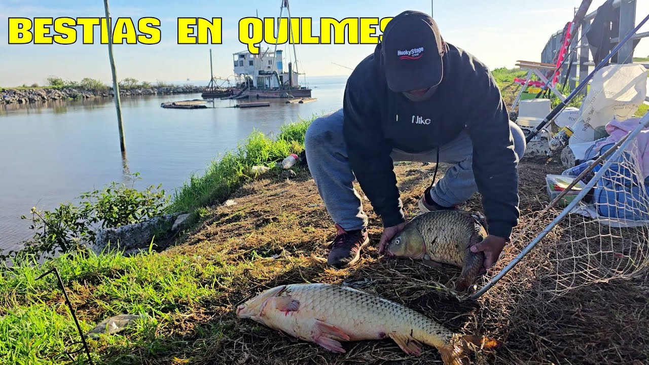 PESCA ACCIDENTADA/ NO PODIAMOS CREER LA PESCA QUE SE HACE ACA/ EL RIO DE LA PLATA ESCONDE BESTIAS!