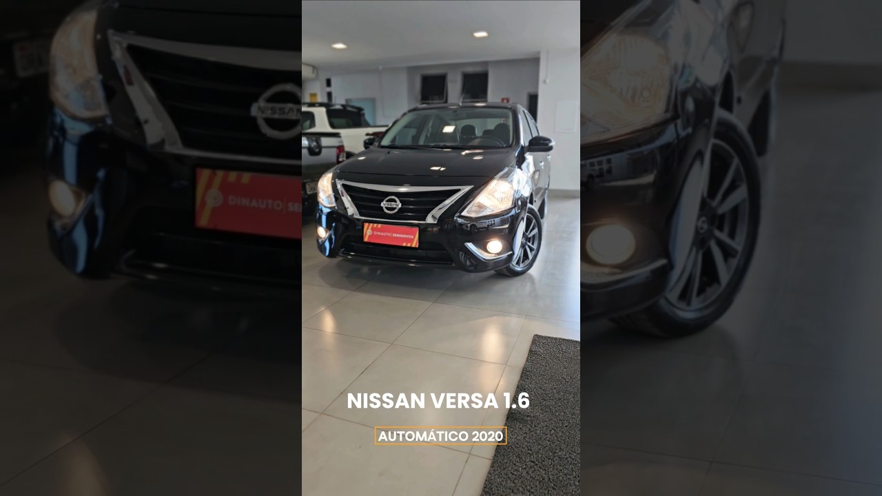 Versa SL 1.6 Autom&aacute;tico 2020 R$ 64.900 #carros #veiculos #autom&oacute;veis #Nissan #Versa