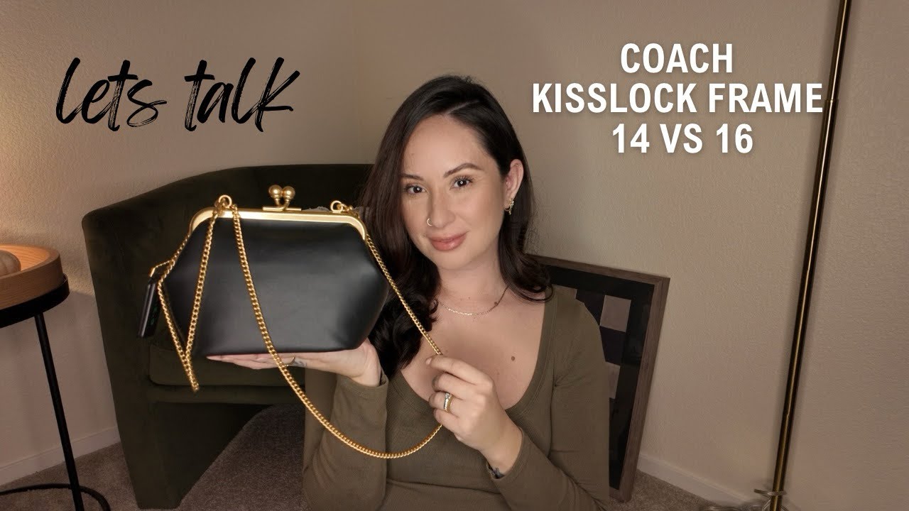 COACH | unboxing Kisslock Frame 14 and the differences