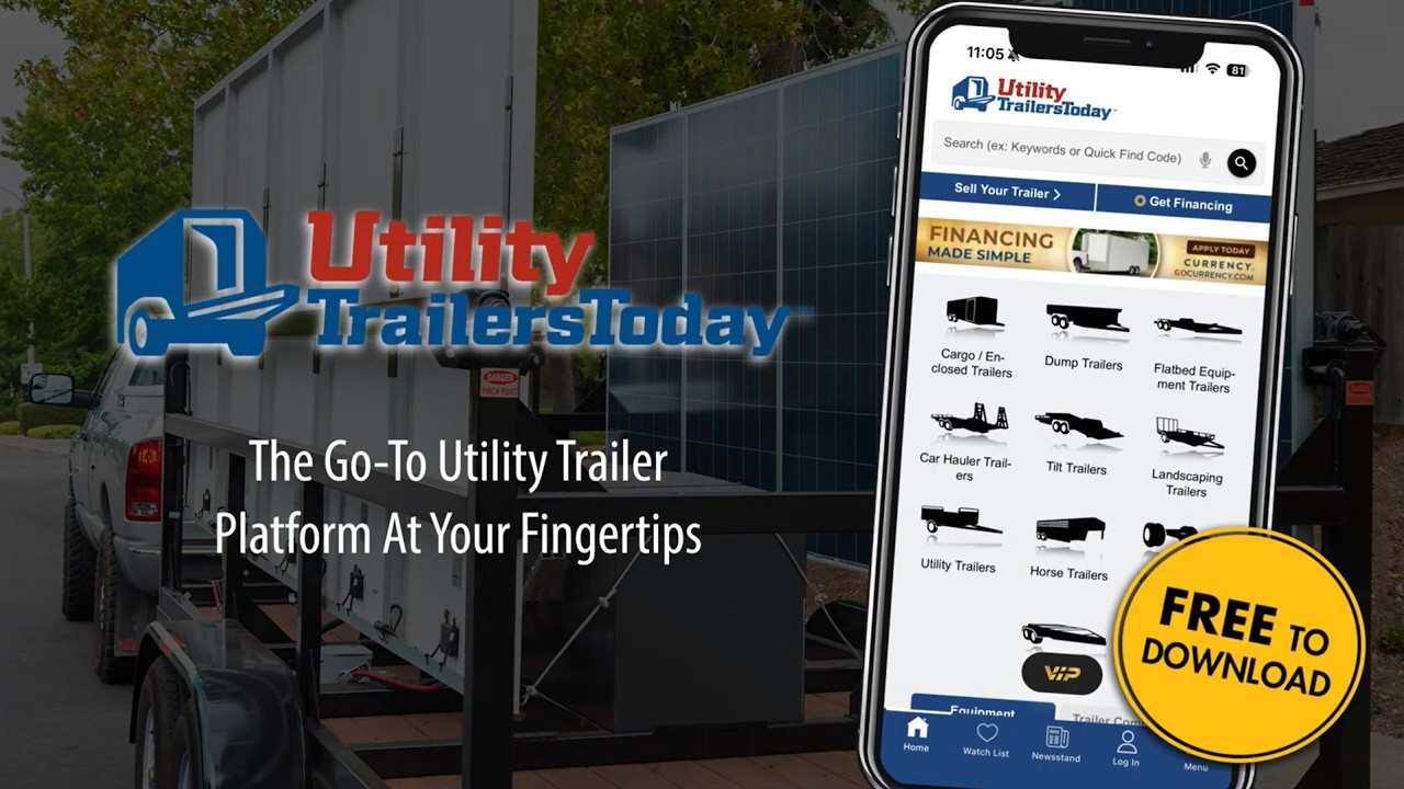 Download The Free UtilityTrailersToday Mobile App | Utility Trailers At Your Fingertips