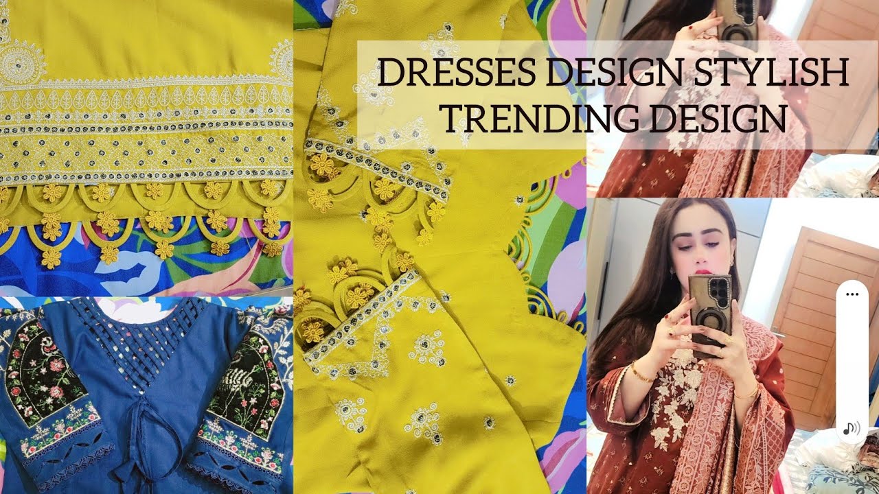 How to design your stylish dresses || beautiful dresses design trending stylish outfits 
