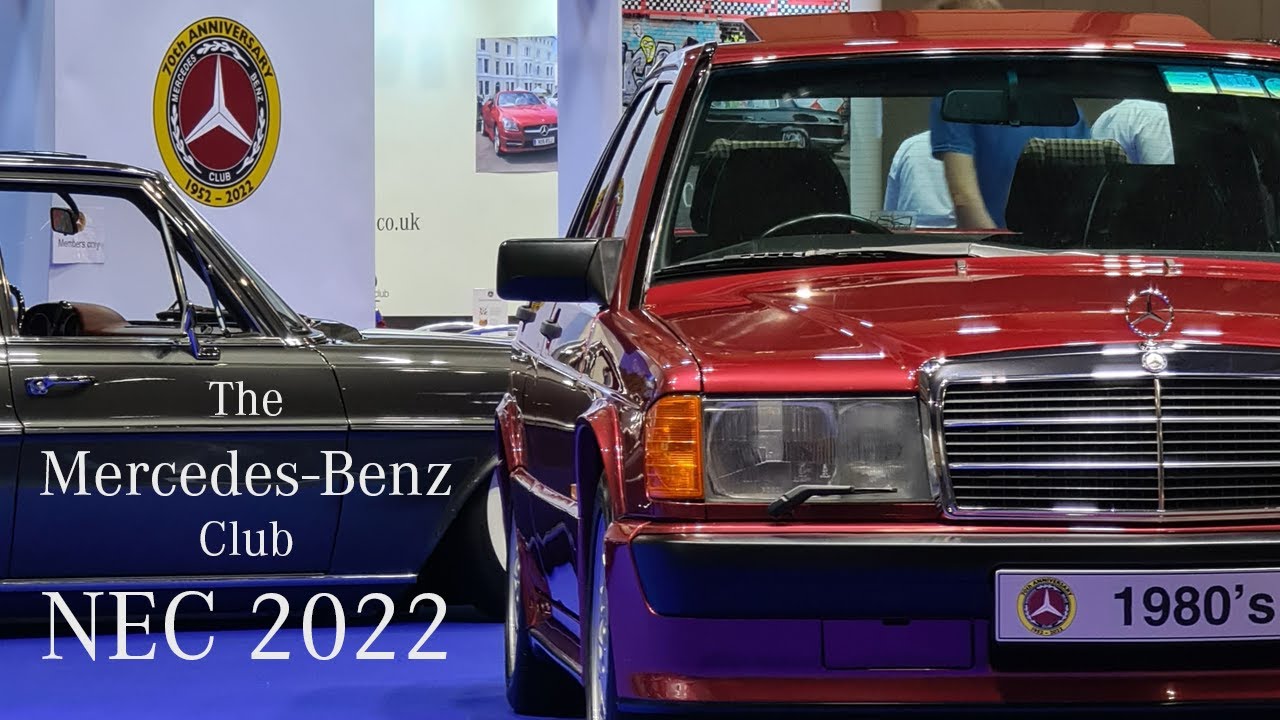 NEC Classic Car Show 2022 by the Mercedes Benz Club