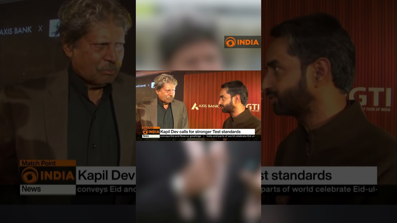 Эксклюзивное интервью с Капилом Девом на канале DD India.