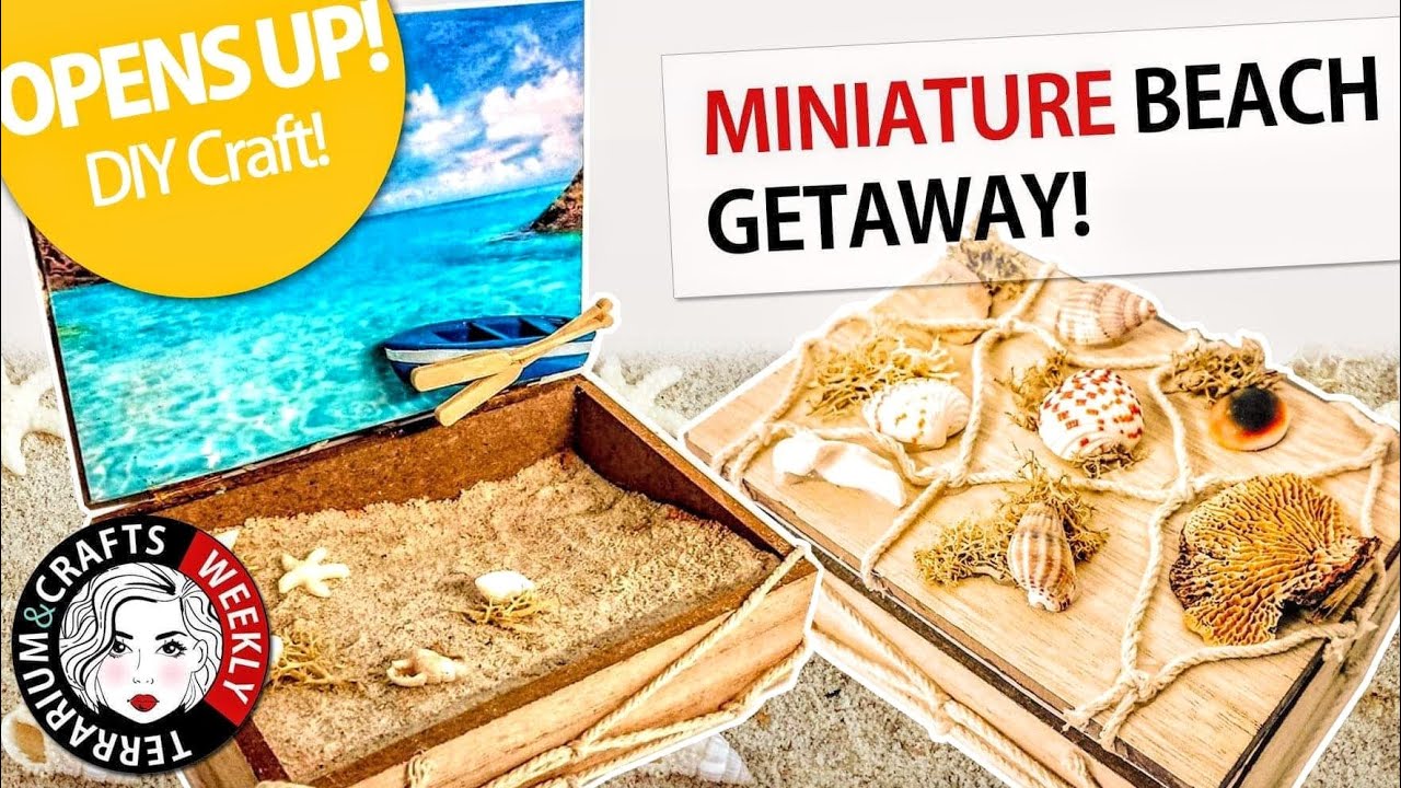 Magical Miniature Diorama, Nautical Summer Crafts, Whimsical Decor. Ideas to Make & Sell or Gift