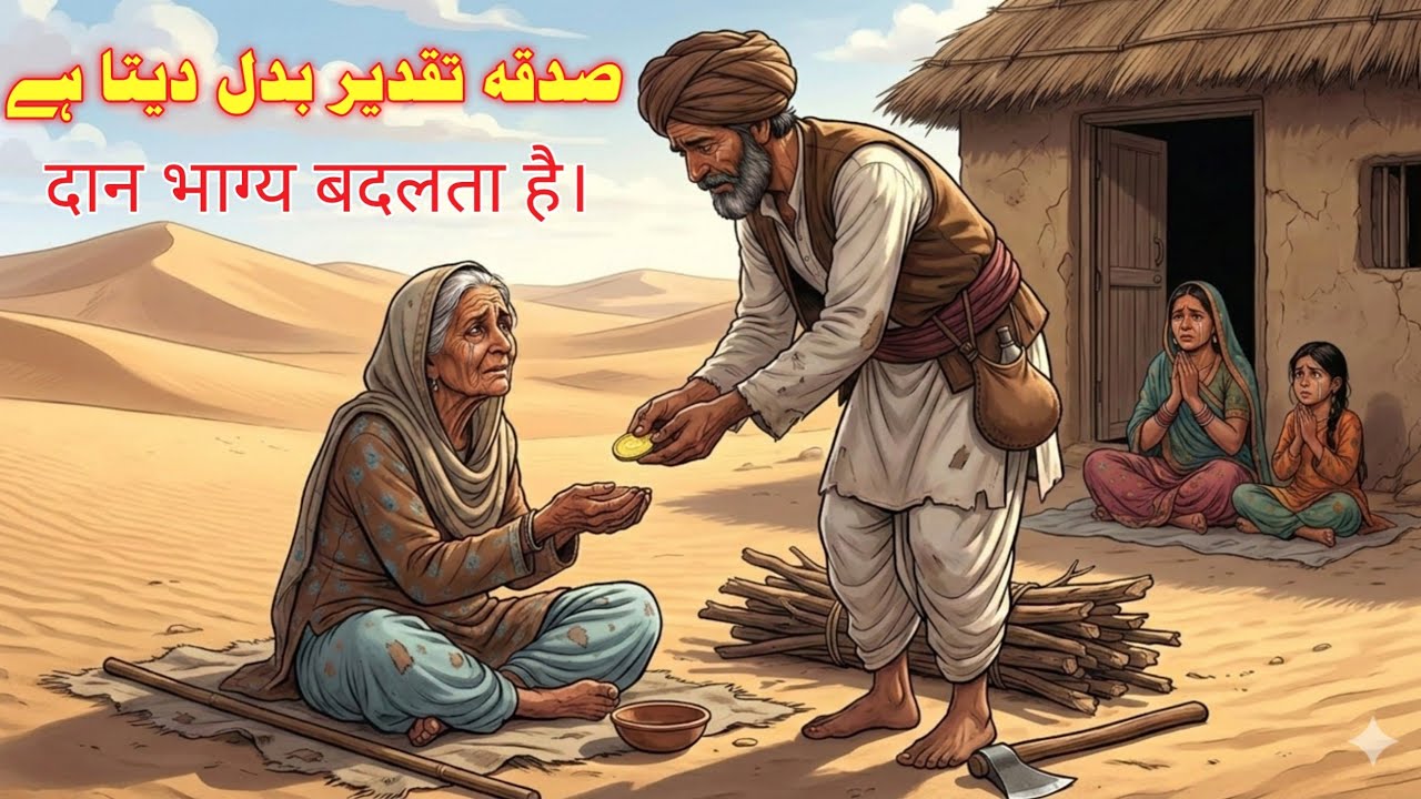 Sadqa Taqdeer Badal Deta Hai | Gareeb Lakadhare Ke Sadqe Ka Kamal #IslamicKahani #emotionalstory |