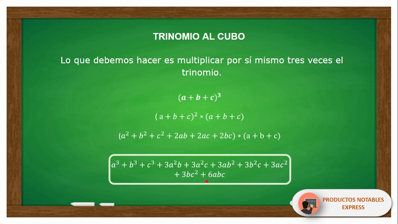 8.  TRINOMIO AL CUBO
