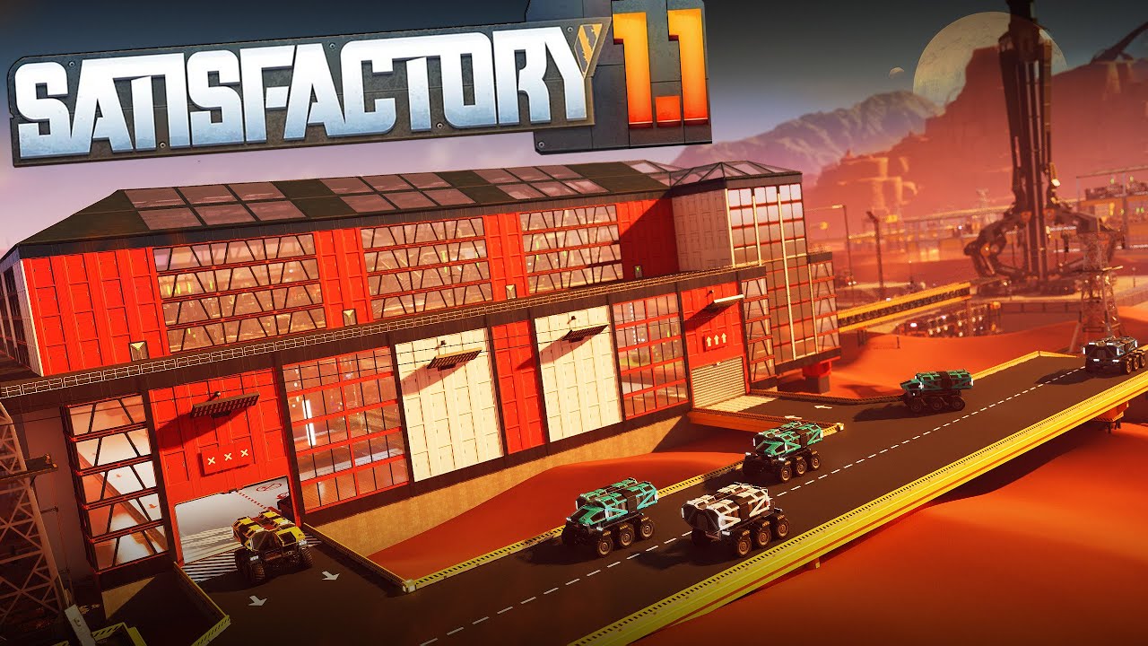 How I Organized over 30 TRUCKS in Satisfactory 1.1!