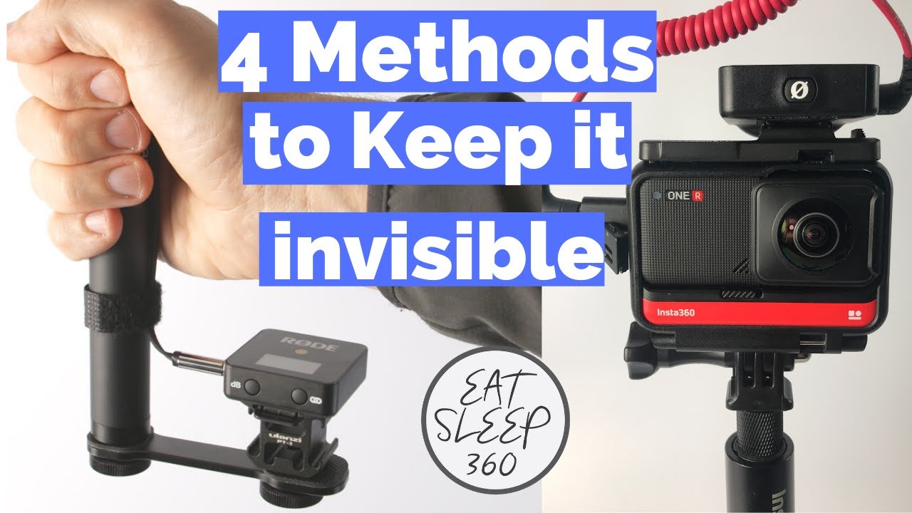 Keep the Rode Wireless Go invisible with the insta360 ONE R 360 Mod - 4 Methods