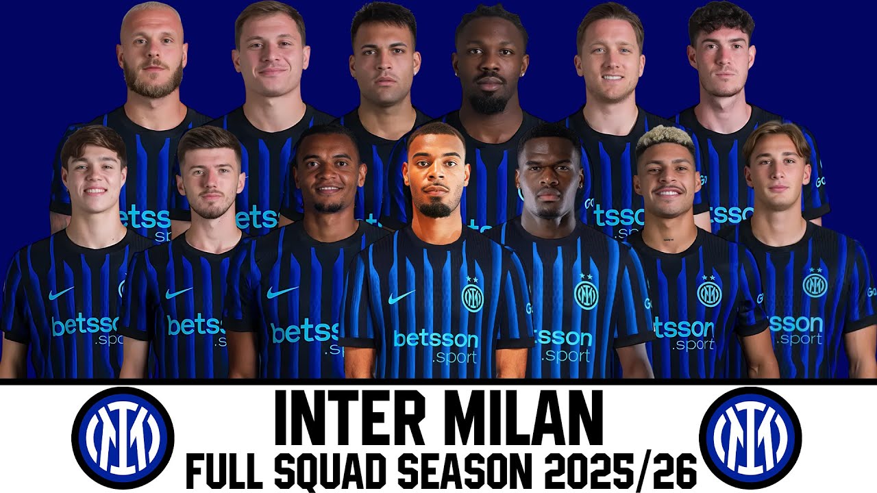 INTER MILAN Full Squad Season 2025/26 | Serie A 25/26 | UEFA Champions League 25/26