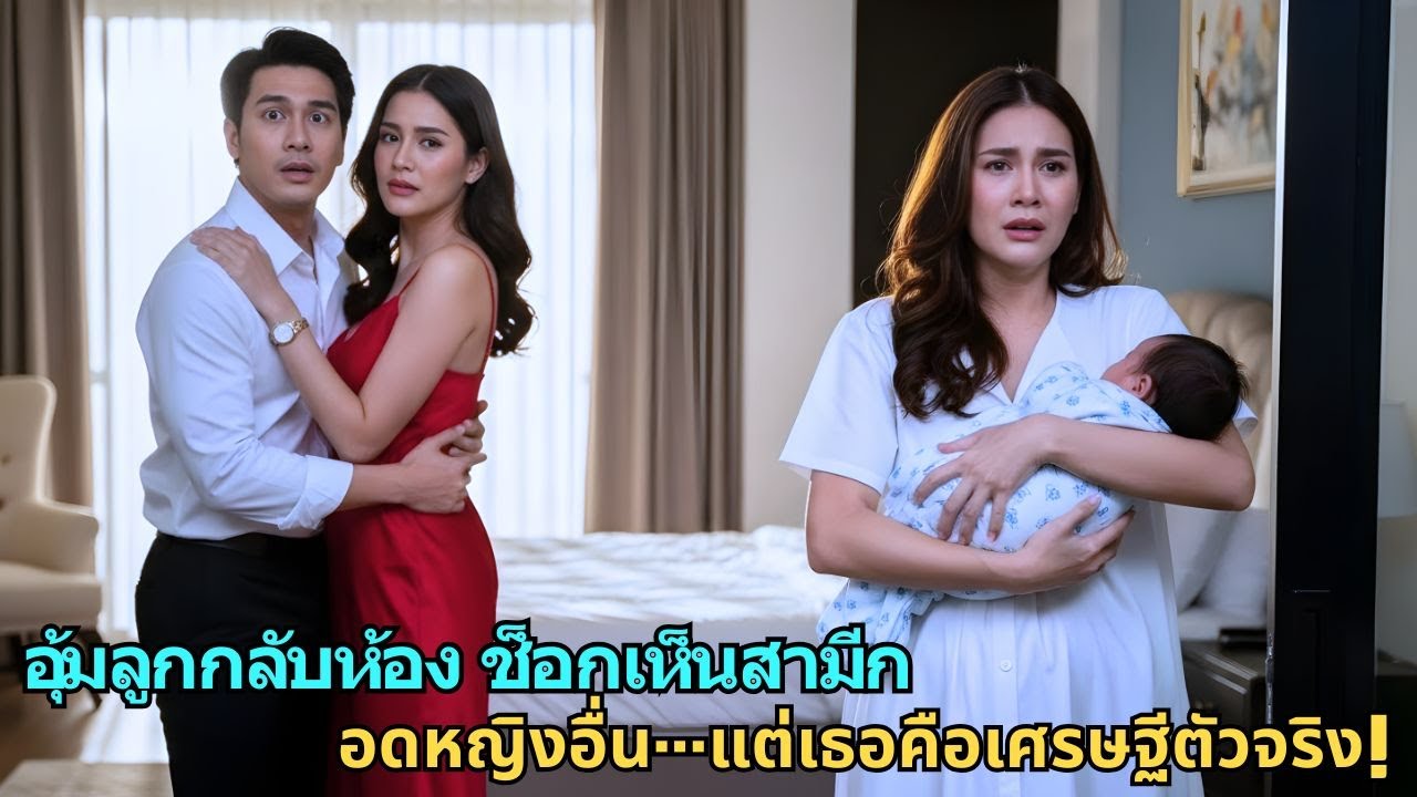 อุ้มลูกกลับห้อง ช็อกเห็นสามีกอดหญิงอื่น…แต่เธอคือเศรษฐีตัวจริง!|การทรยศ