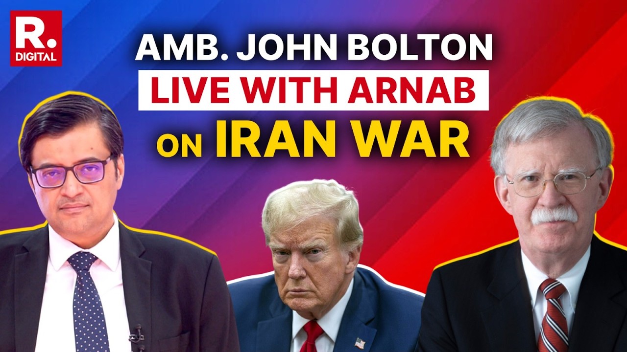 Can Trump Leave Iran War Now? John Bolton&rsquo;s Global Exclusive With Arnab