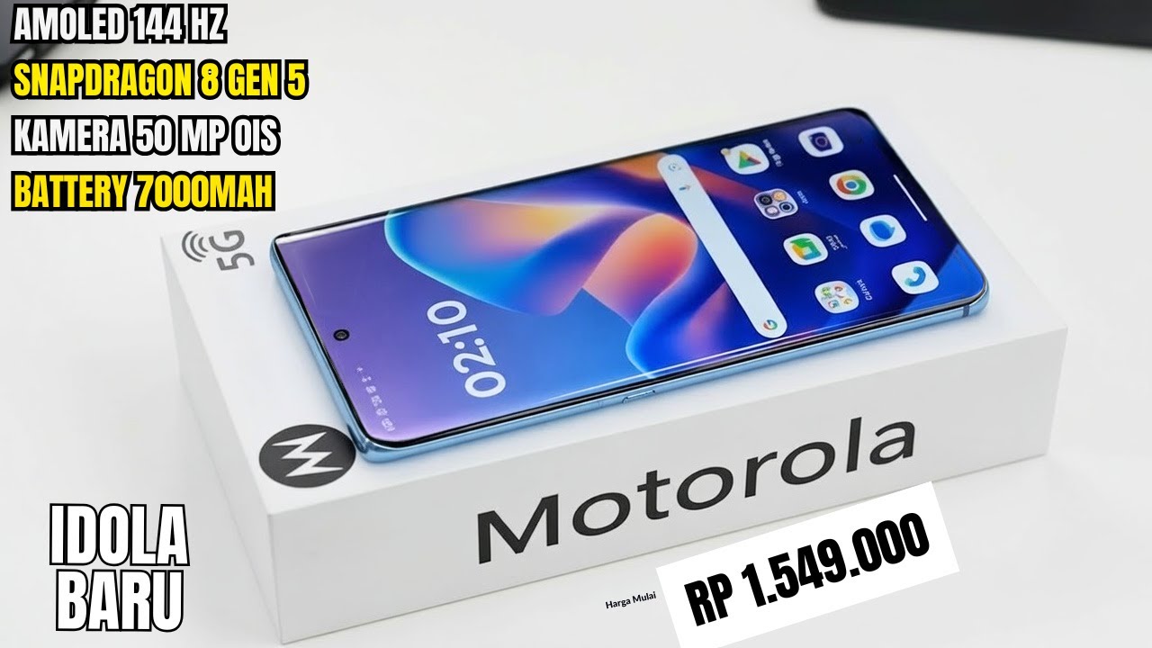 BARU SAJA LAUNCHING‼️7000mAh, RAM 12/512 GB | HP MOTOROLA TERBARU DAN TERBAIK DI AWAL 2026