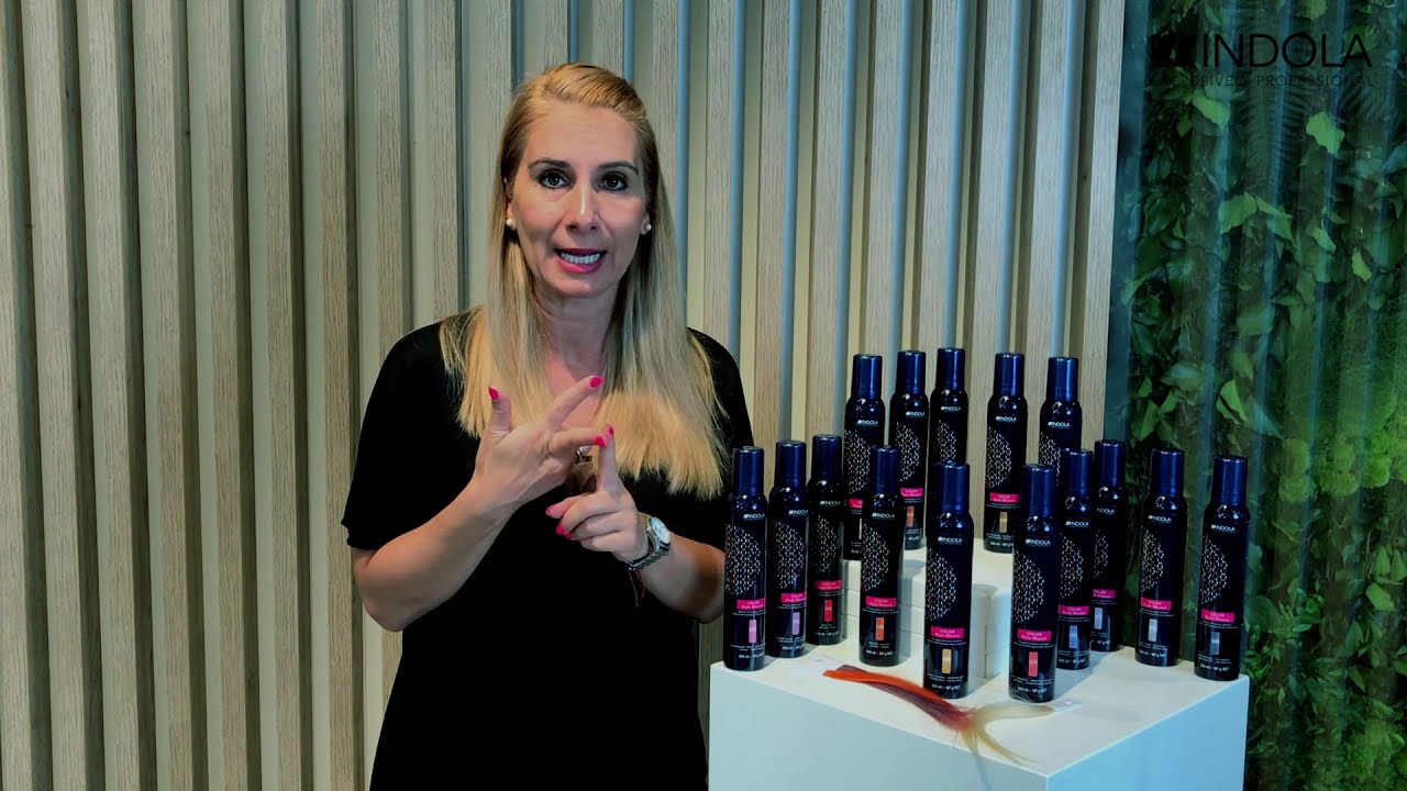 INDOLA Color Style Mousse használata