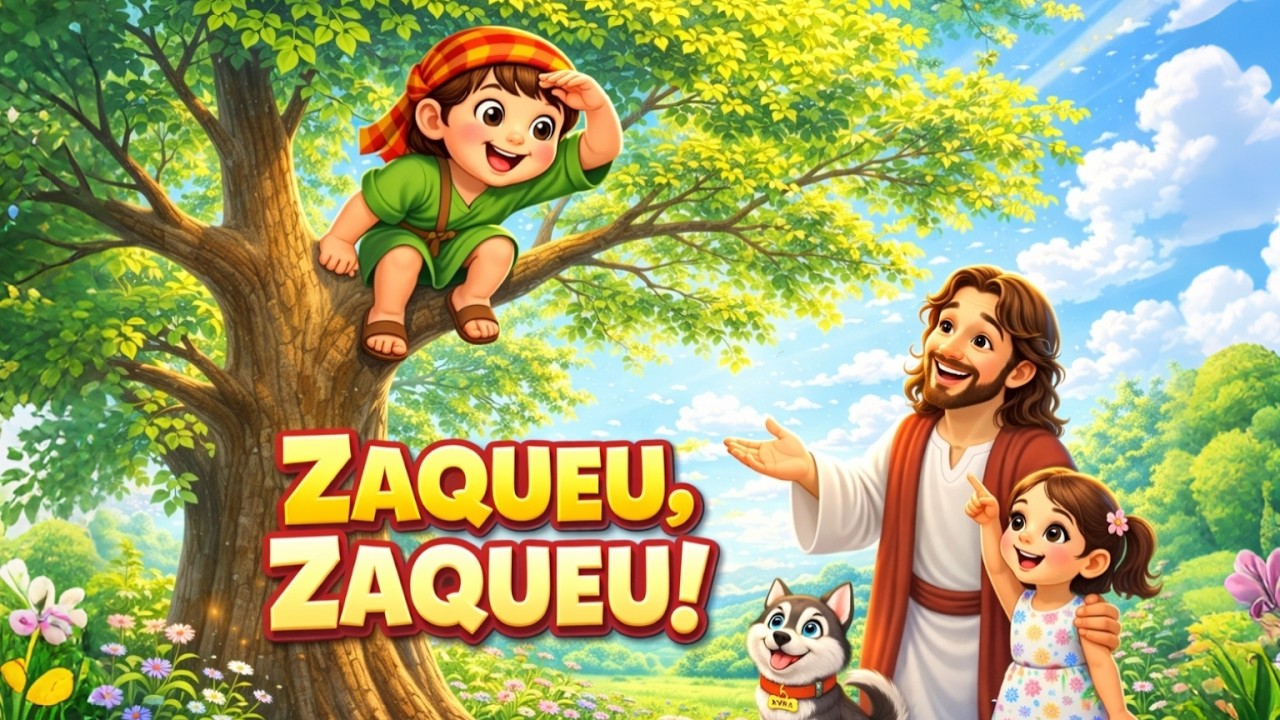 Zaqueu, Zaqueu! | Música Infantil Cristã | Cantando com Jesus