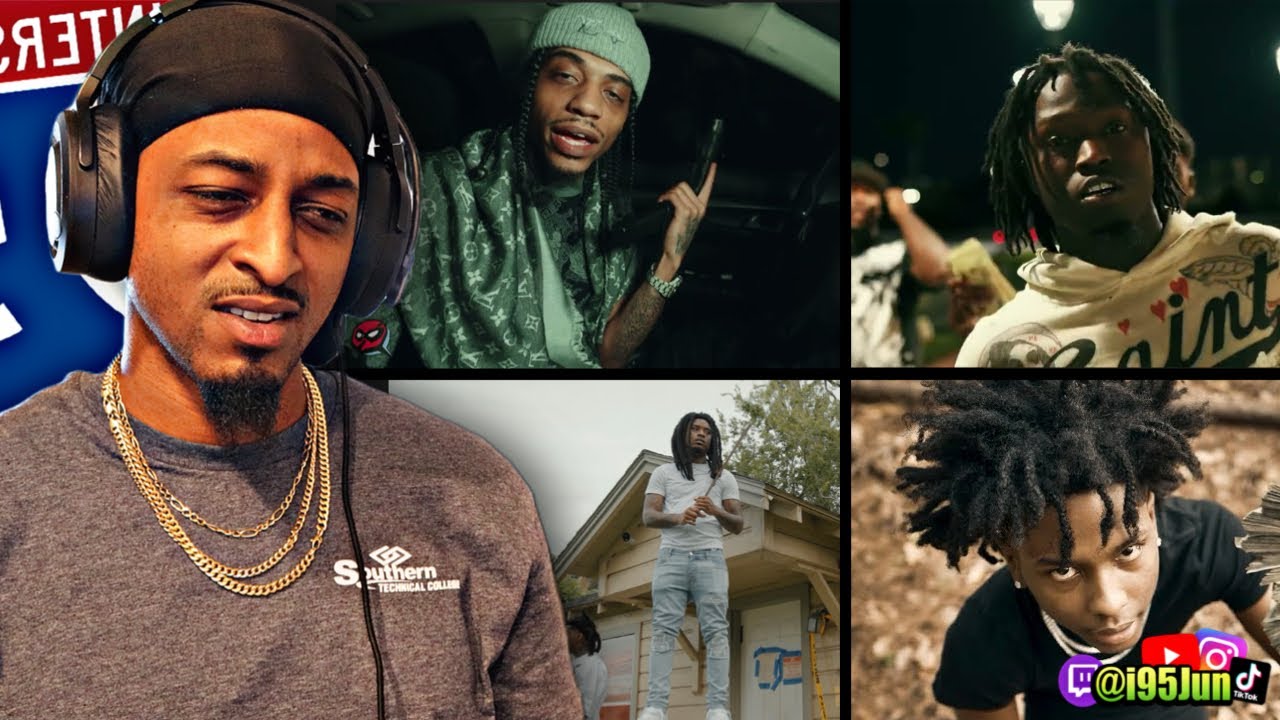 @i95jun reacts to Lul Timm, Jdot, 007, LAZER, Lil Rae, G40, Screwly G, LILLAW, YFG Fatso, FattMack