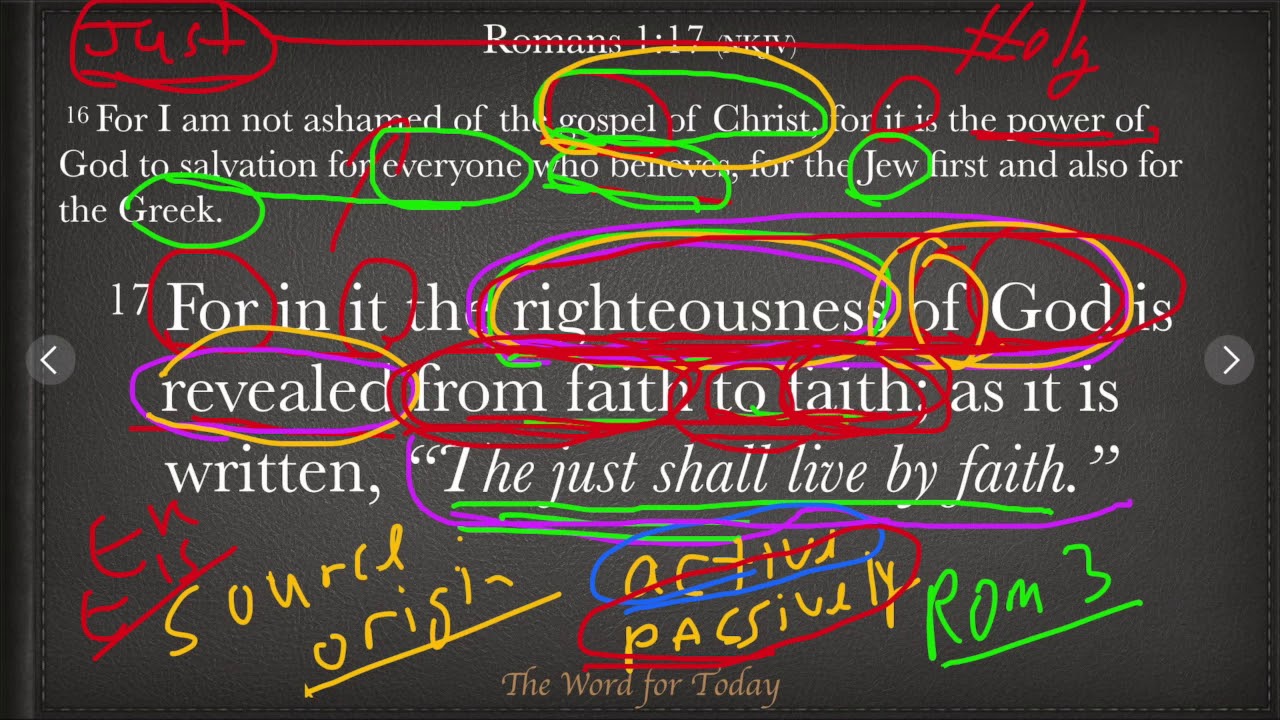 The Word for Today Romans 1;17
