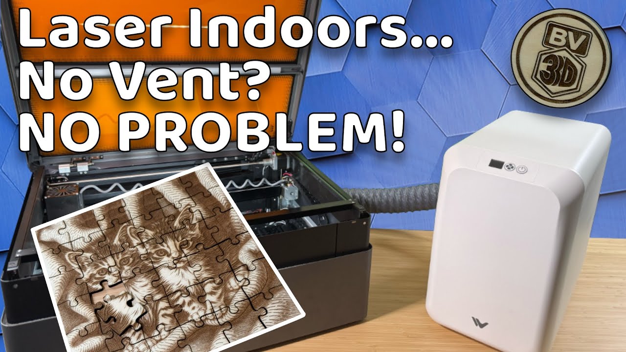 Can’t Vent Outside? Testing the WeCreat Vision Pro 45W Laser!