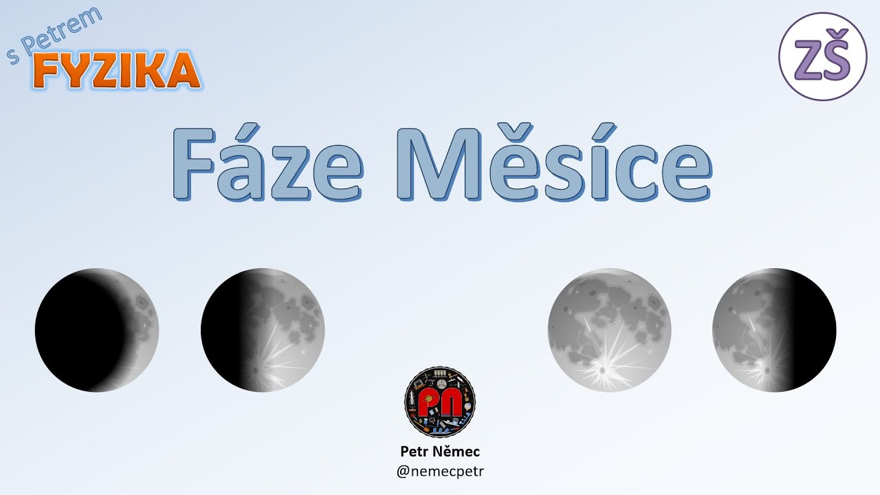 Fáze Měsíce - fyzika ZŠ