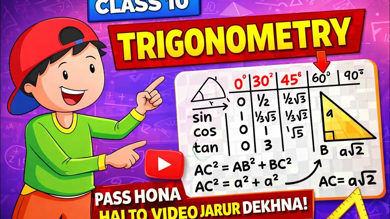 Trigonometry important questions 