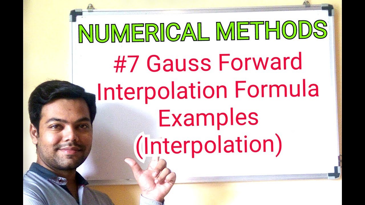 #7 Gauss's Forward Interpolation Formula (Interpolation) in Hindi