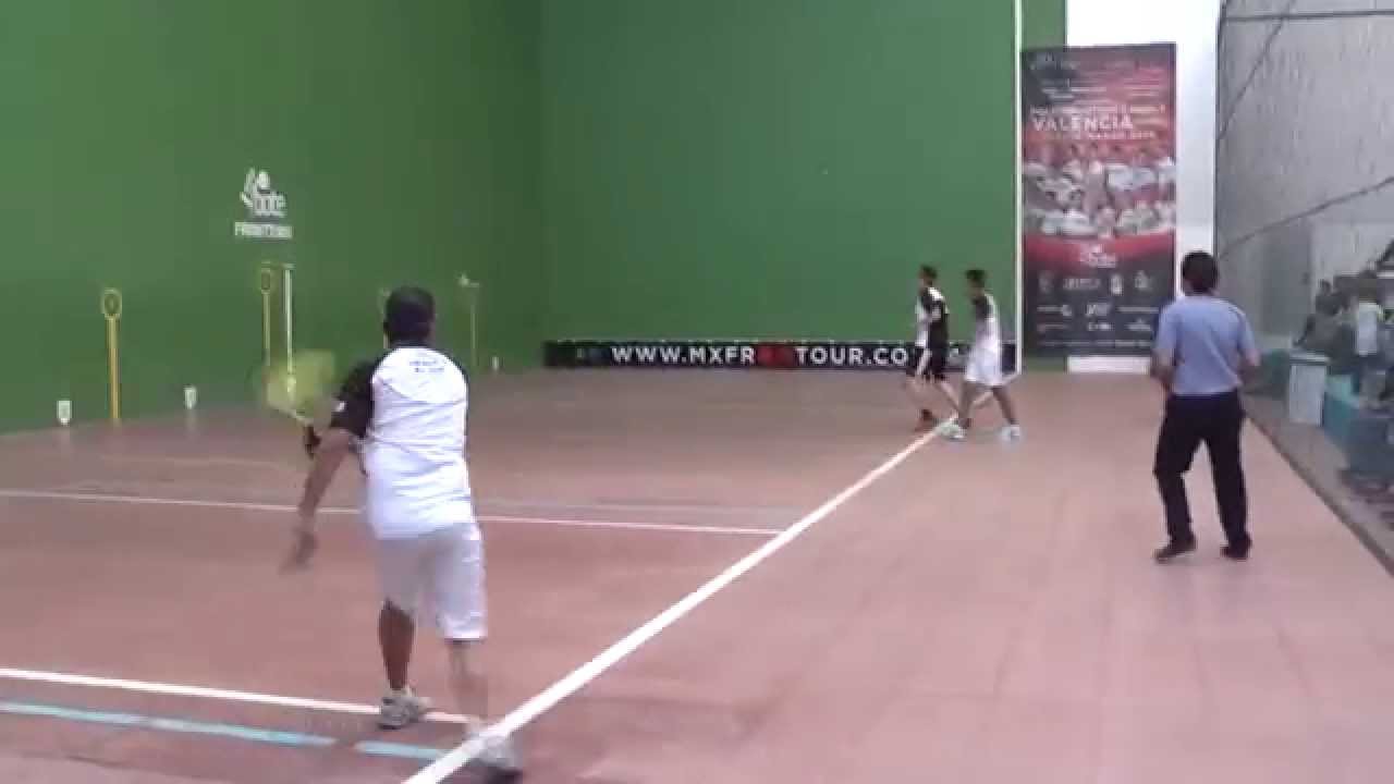 Mx Frontour - Frontenis - Ronda de Grupos (Charro/Boliyito vs. Colima/Andamio) Valencia 2014