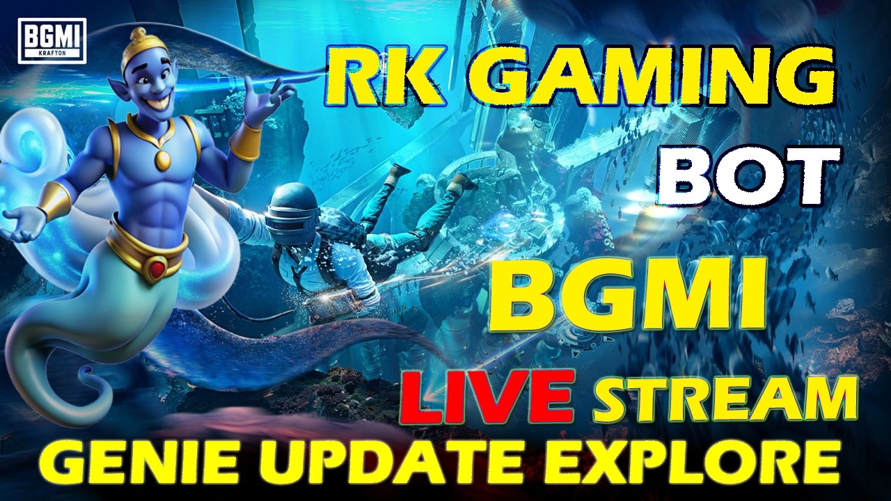 LIVE RKGAMING_BOT  || BGMI ||GENIE UPDATE LIVE STREAM  #pubgmobile #bgmi #5