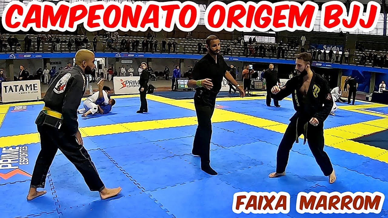 Jiu Jitsu - Faixa Marrom - Campeonato Origem BJJ