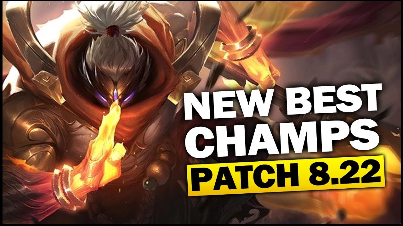 New Best Champions in Patch 8.22 SEASON 8 for Climbing in EVERY ROLE