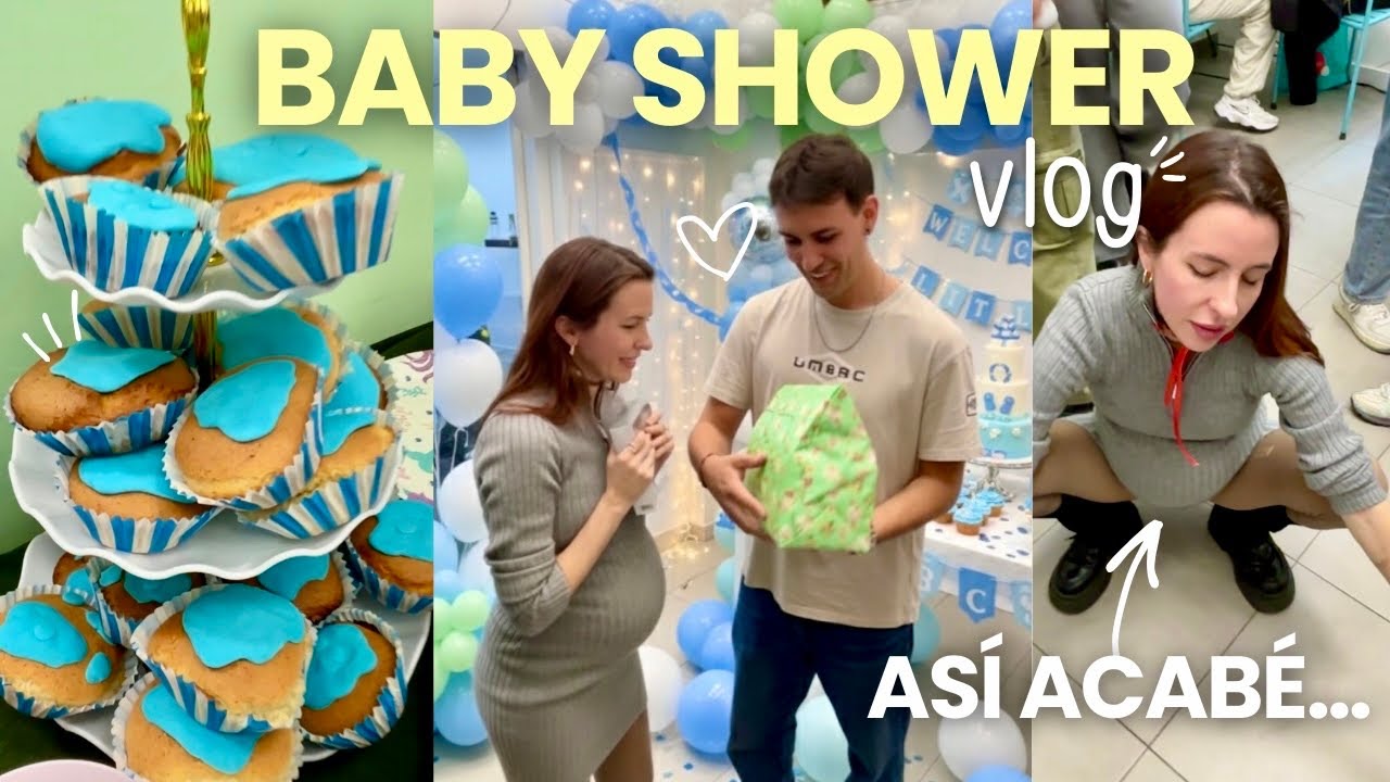 ¡Nuestra BABY SHOWER vlog! 🧸🍼 UNA LOCURA: preparativos, JUEGOS, REGALOS… Os enseñamos todo 🥳