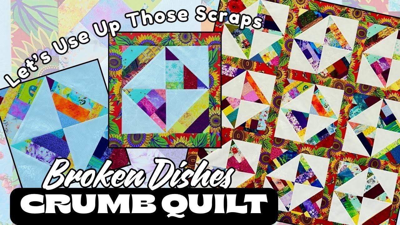 Scrap Happy Quilting: How to Make a Broken Dishes Crumb Quilt