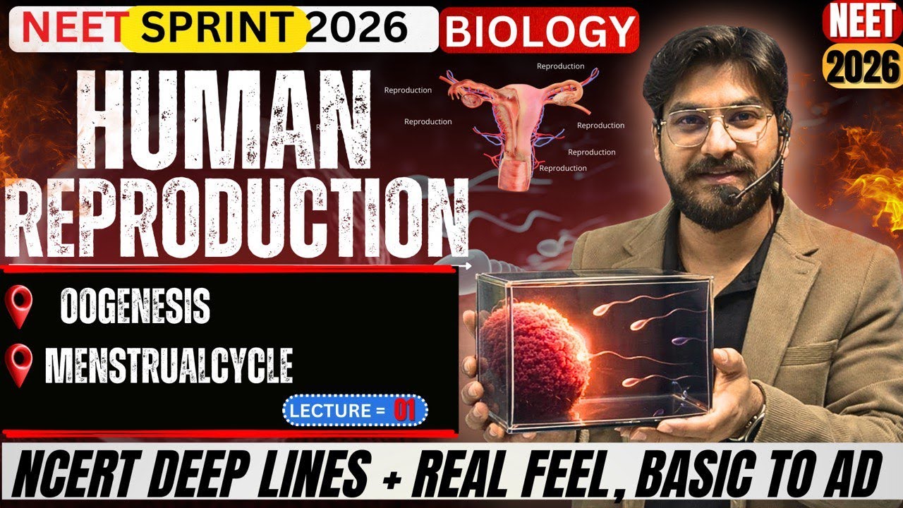 Human Reproduction|Lec 3| BY Anmol Sir | NEET/CUET/B0ARDS