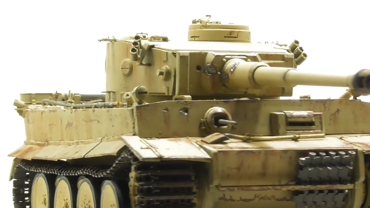 Сборка масштабной модели  TIGER I ausf e early   от 