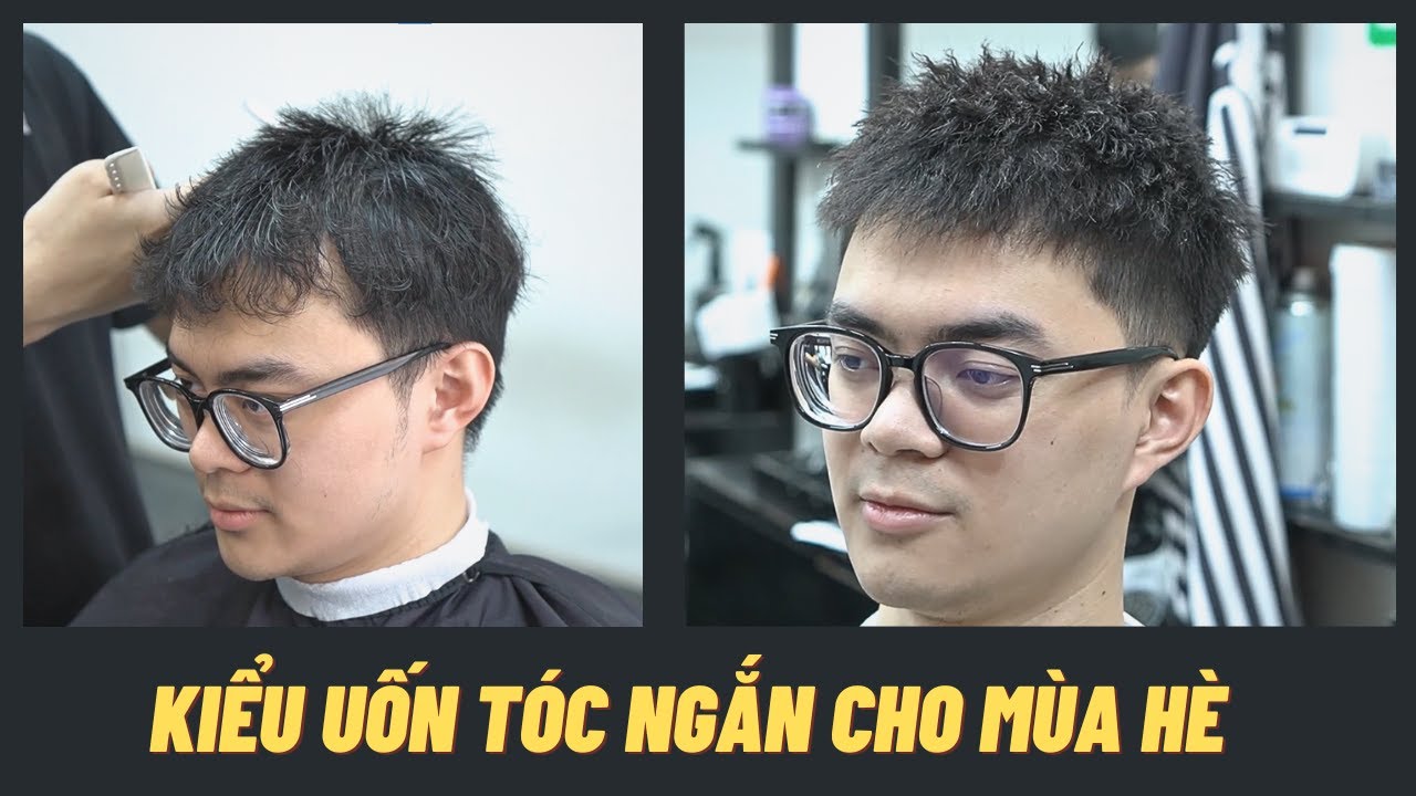 KIỂU UỐN TÓC NGẮN DÀNH CHO MÙA HÈ - Hung BarberSharing