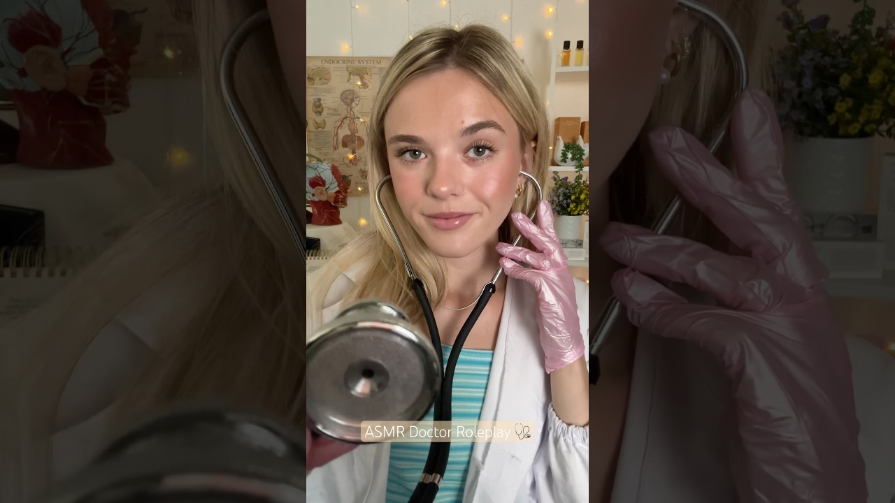 #asmr Doctor Check-Up Roleplay 🤍 #sleep #relax #doctor #roleplay #asmrvideo #asmrsounds