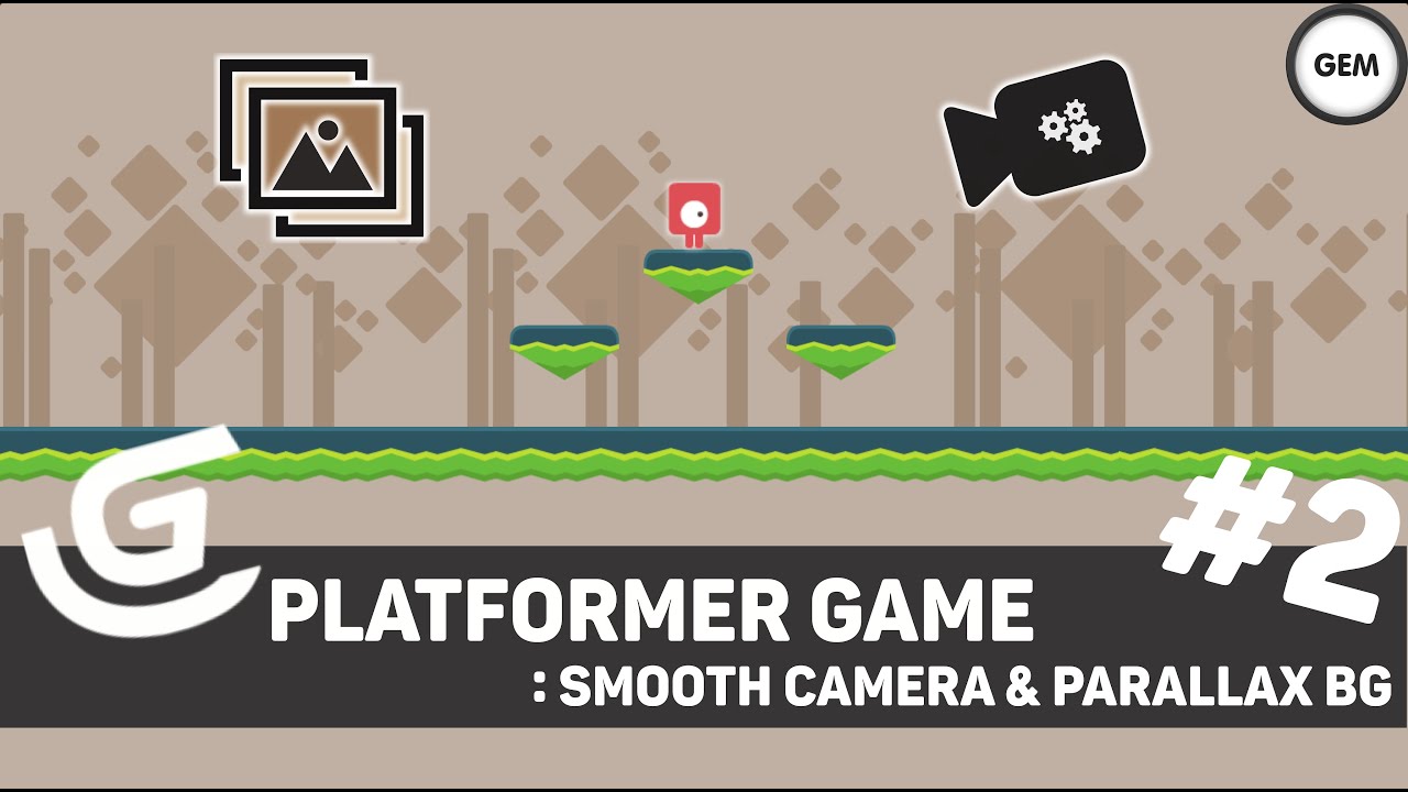 #2 Platformer Game - Smooth Camera & Parallax Background | GDevelop 5