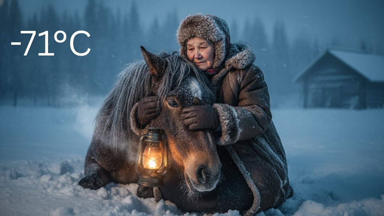 She Found an Abandoned Horse Frozen in –71°C Yakutia