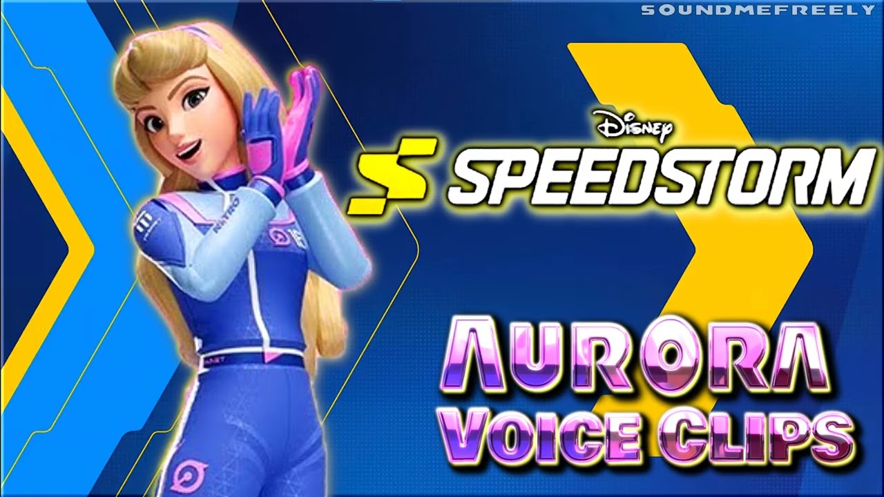 All Princess Aurora Voice Clips • Disney Speedstorm • All Voice Lines • 2025 (Kate Higgins)